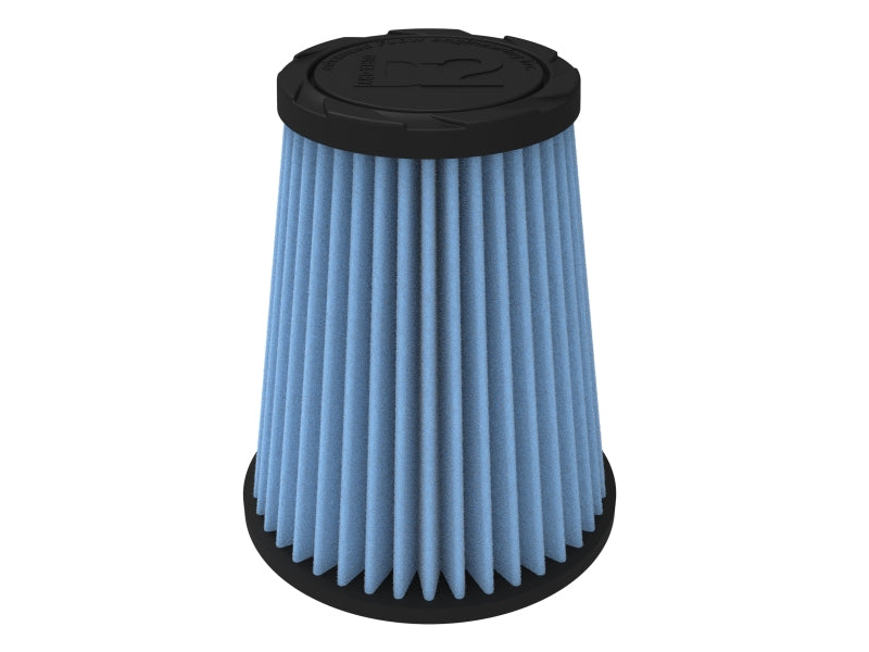 AFE Universal D2 Dura Dry Air Filter - aFe POWER Universal Clamp-On Air Filter w/ D2 Dura-Dry Media - 3in F x 5in B x 3-1/2in T x 6in H