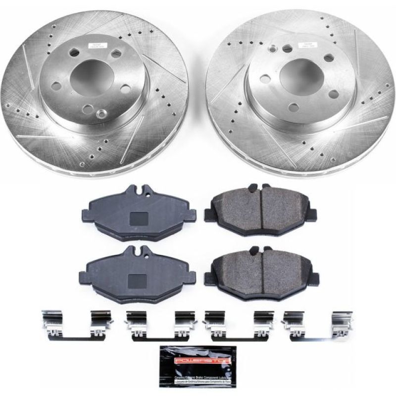PSB Z23 Evolution Kit - Power Stop 2006 Mercedes-Benz E320 Front Z23 Evolution Sport Brake Kit