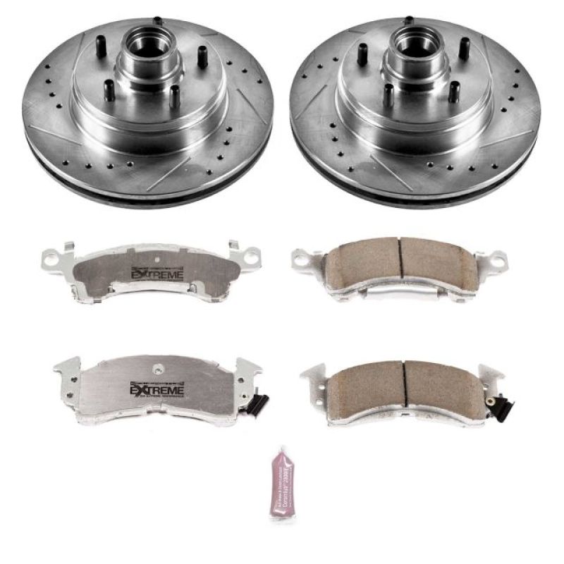 PSB Z26 Street Warrior Kit - Power Stop 91-96 Buick Roadmaster Front Z26 Street Warrior Brake Kit