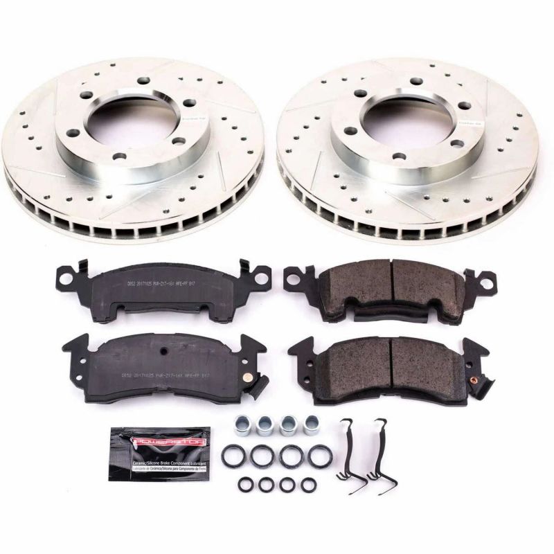 PSB Z23 Evolution Kit - Power Stop 71-74 Chevrolet Blazer Front Z23 Evolution Sport Brake Kit