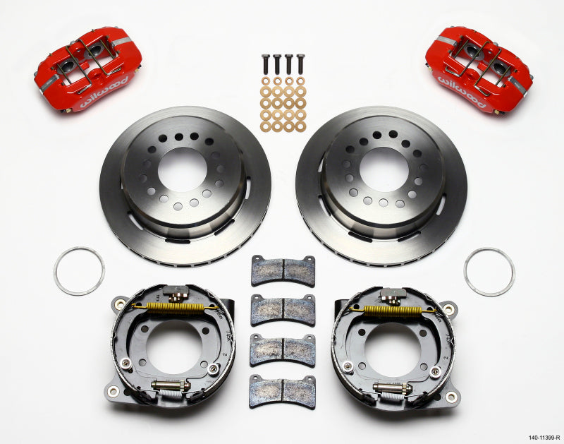 WIL Dynapro Brake Kit - Wilwood Dynapro Low-Profile 11.00in P-Brake Kit - Red 93-97 Camaro/Firebird 2.75in Offset