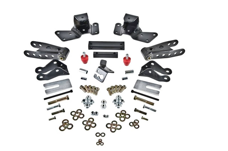 BT Shackle Kit - Belltech SHACKLE AND HANGER KIT 97-00 C2500/3500 non dually 4inch