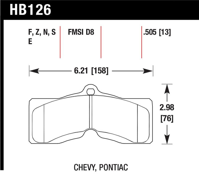 HAWK HPS Brake Pad Sets - Hawk HPS Street Brake Pads