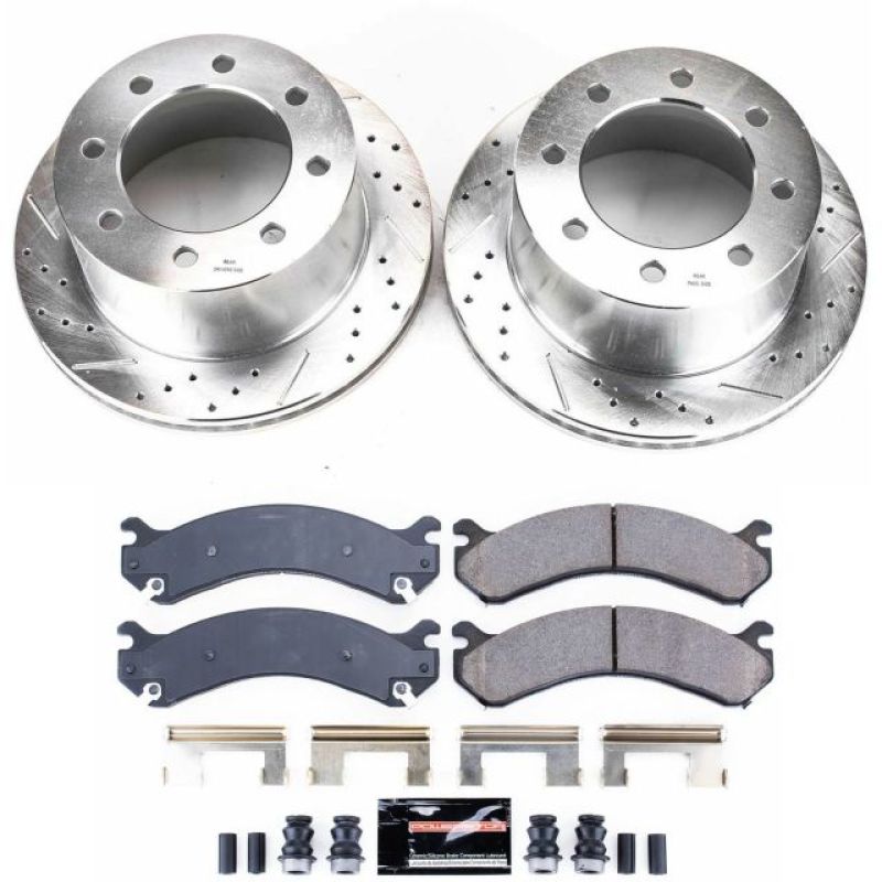 PSB Z23 Evolution Kit - Power Stop 01-06 Chevrolet Silverado 3500 Rear Z23 Evolution Sport Brake Kit
