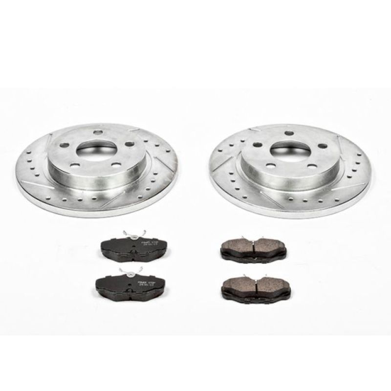 PSB Z23 Evolution Kit - Power Stop 93-05 Ford Taurus Rear Z23 Evolution Sport Brake Kit