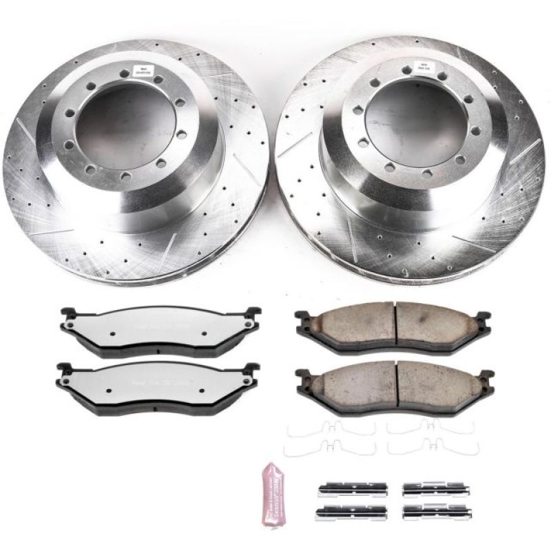 PSB Evolution Drill/Slot Rotor - Power Stop 15-20 Ford F59 Front Z36 Truck & Tow Brake Kit