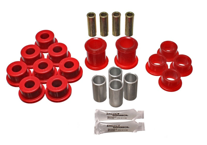 ES Cntrl Arm Bushings - Red - Energy Suspension GM Control Arm Bushing Set - Red