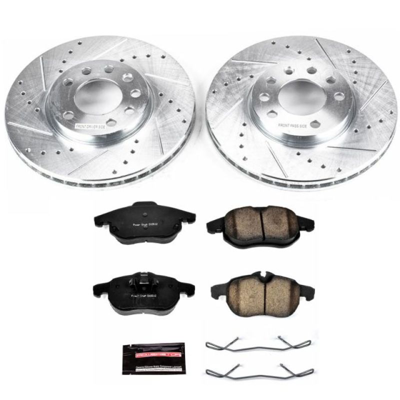 PSB Z23 Evolution Kit - Power Stop 03-11 Saab 9-3 Front Z23 Evolution Sport Brake Kit