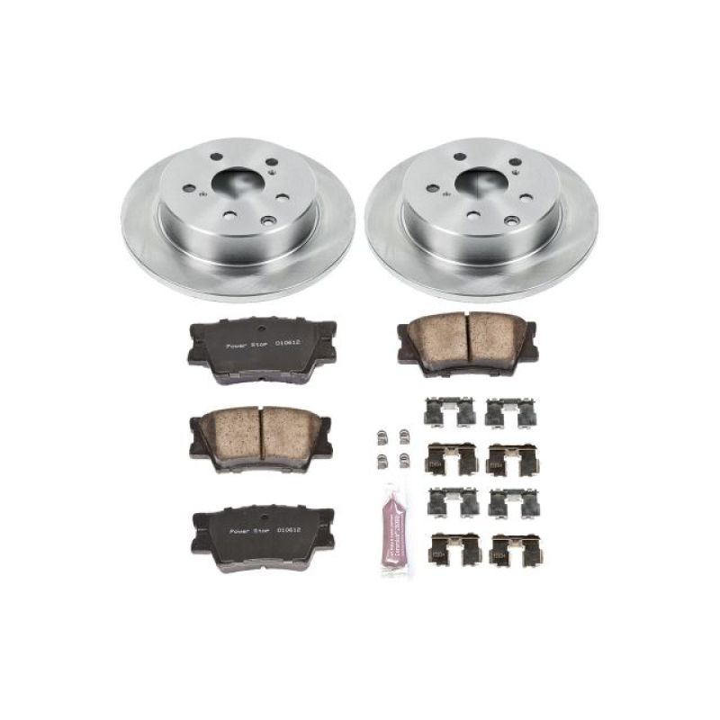 PSB Autospecialty Kit - Power Stop 10-12 Lexus HS250h Rear Autospecialty Brake Kit