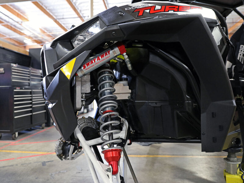 AFE Sway Coil Over Kit - aFe 14-16 Polaris RZR 925/1000cc Sway-A-Way 2.5 Front Coilover Kit w/ Remote Reservoirs and Comp Adj