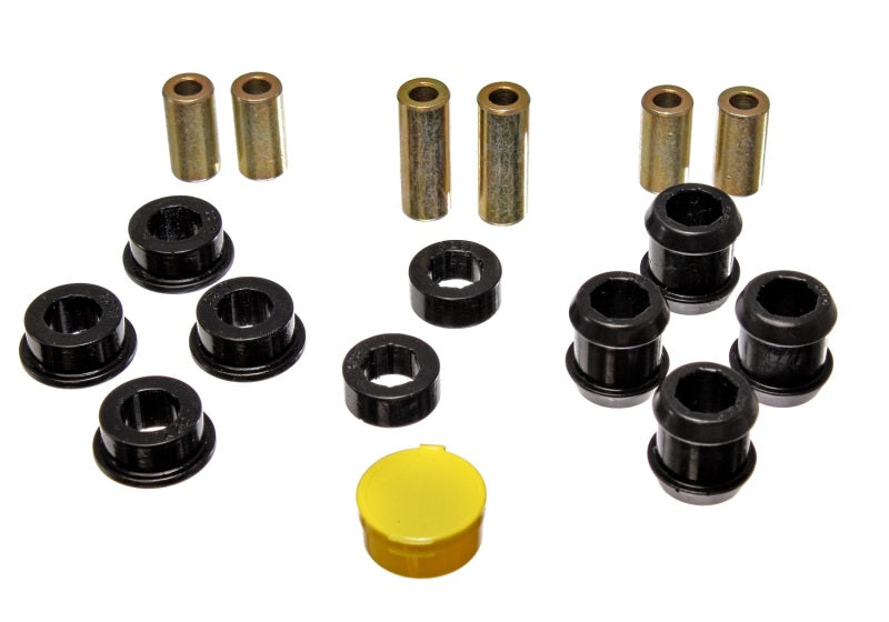 ES Cntrl Arm Bushings - Black - Energy Suspension 88-91 Honda Civic/CRX Black Front Control Arm Bushing Set
