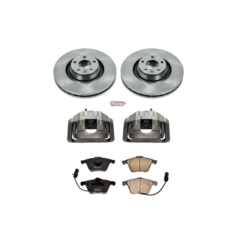 PSB Autospecialty Caliper - Power Stop 05-11 Audi A6 Quattro Front Autospecialty Kit w/Cals