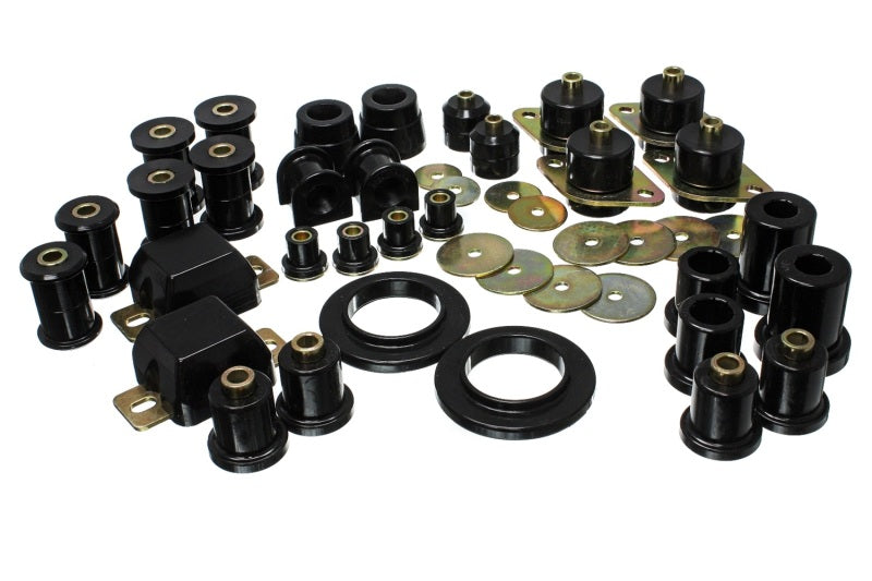 ES Hyper-Flex Sets - Black - Energy Suspension 05-13 Toyota Tacoma 4WD/Prerunner 2WD Black Hyper-Flex Master Bushing Set
