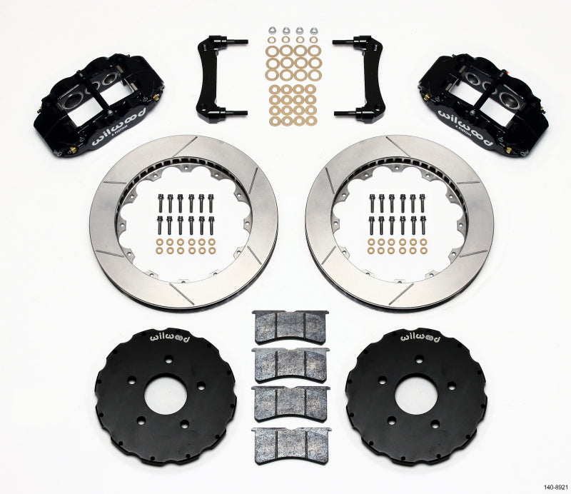 WIL Superlite Brake Kit - Wilwood Narrow Superlite 6R Front Hat Kit 13.06in 2005-up Corvette C6