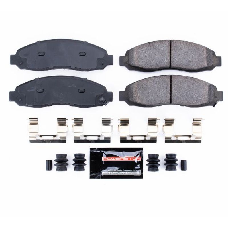 PSB Z23 Evolution Brake Pads - Power Stop 03-04 Dodge Dakota Front Z23 Evolution Sport Brake Pads w/Hardware