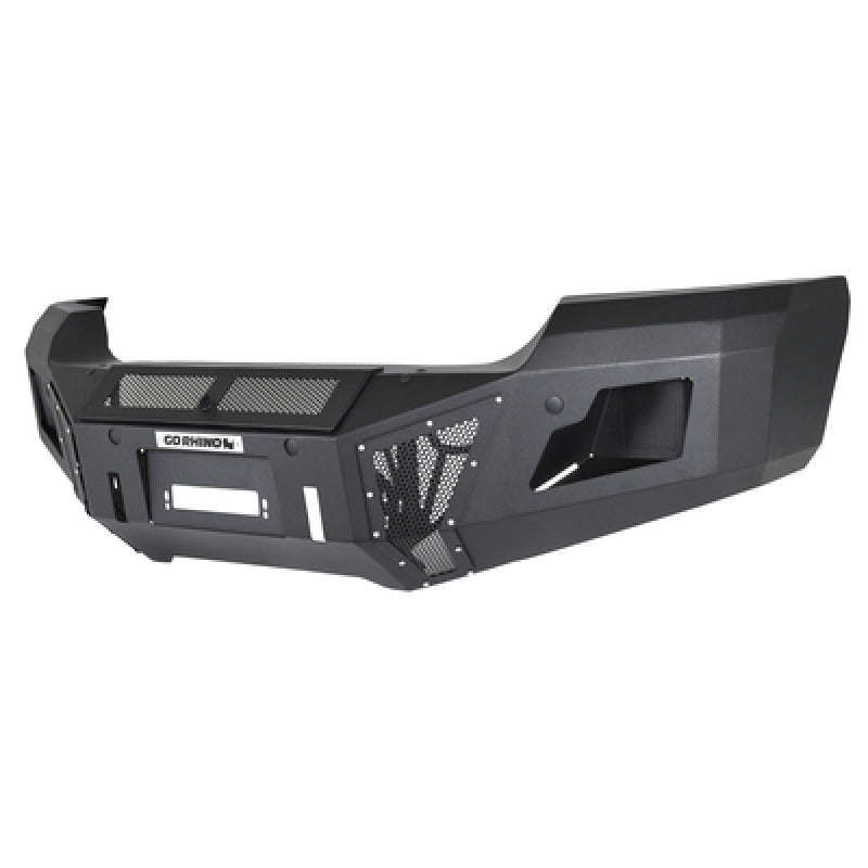 GOR BR11 Bumper - Go Rhino 15-19 GMC Sierra 2500HD/3500HD BR11 Front Bumper Replacement - Tex. Black