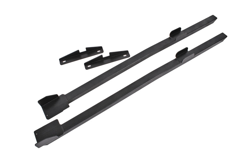 BMR Subframe Connectors - BMR 94-04 Mustang Hardtop Only Weld-On Boxed Premium Subframe Connectors - Black Hammertone