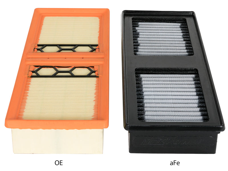 AFE Direct Fit Pro DRY S Air Filter - aFe Magnum FLOW Pro DRY S OE Replacement Air Filter 17-18 Alfa Romeo Giulia I4-2.0L (t)