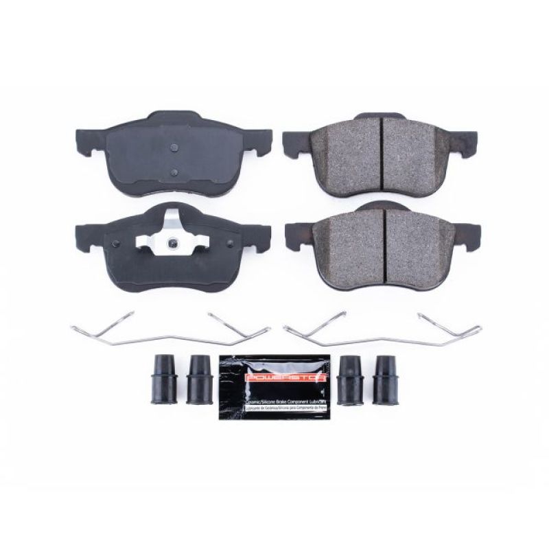 PSB Z23 Evolution Brake Pads - Power Stop 01-09 Volvo S60 Front Z23 Evolution Sport Brake Pads w/Hardware