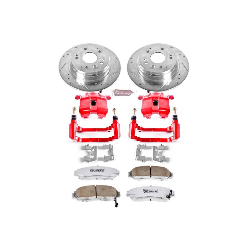 PSB Z26 Street Kit w/Cals - Power Stop 01-03 Acura CL Front Z26 Street Warrior Brake Kit w/Calipers
