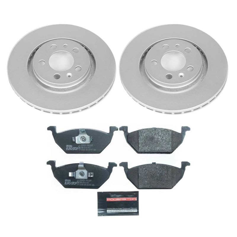 PSB Euro-Stop Kit - Power Stop 1998 Volkswagen Beetle Front Euro-Stop Brake Kit
