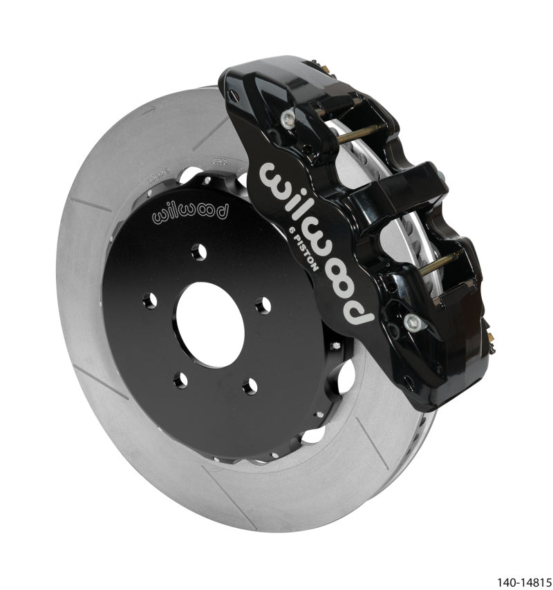 WIL Aero Brake Kit - Wilwood AERO6 Front Hat Kit 14.00 03-09 Nissan 350Z w/Lines
