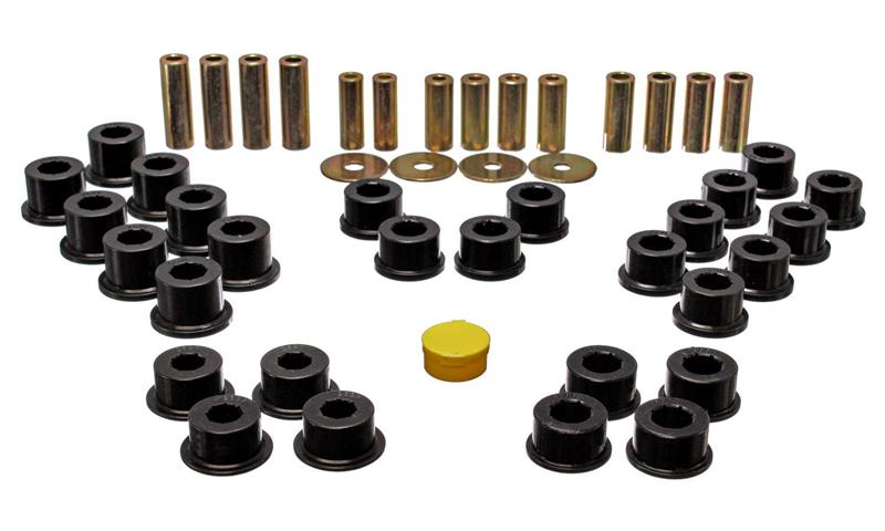 ES Cntrl Arm Bushings - Black - Energy Suspension 90-97 Mazda Miata Black Rear Control Arm Bushing Set