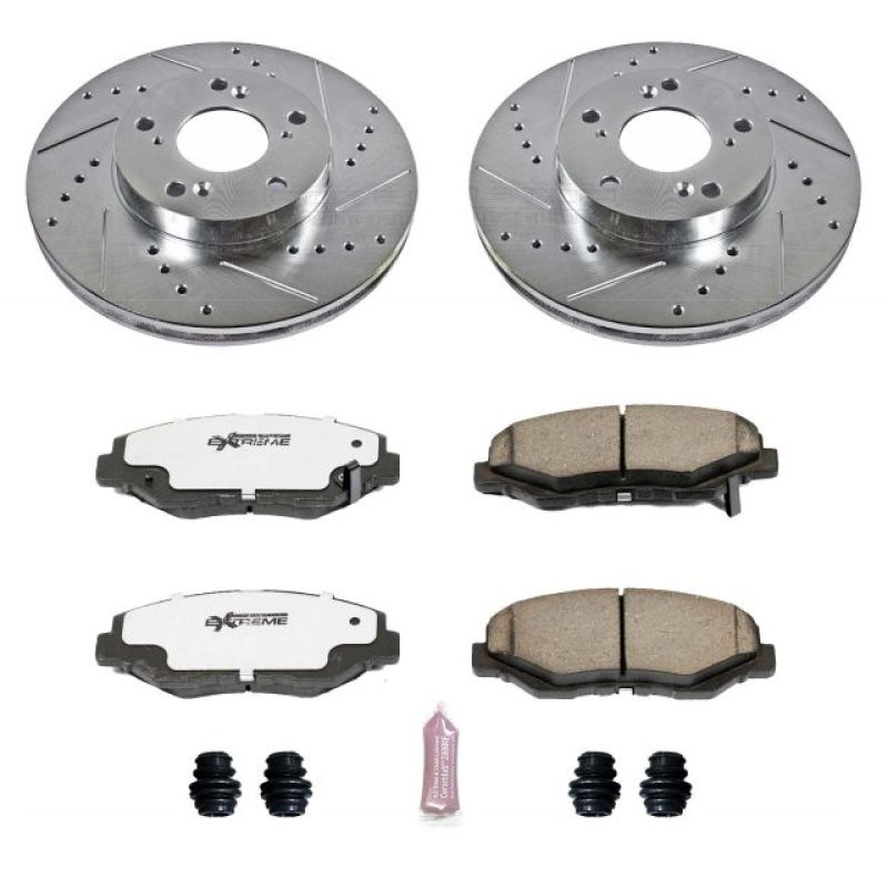 PSB Z26 Street Warrior Kit - Power Stop 14-15 Acura ILX Front Z26 Street Warrior Brake Kit