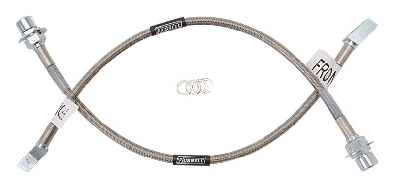 RUS Brake Line Kits - Russell Performance 96-01 Ford Mustang Cobra (Fronts Only) Brake Line Kit