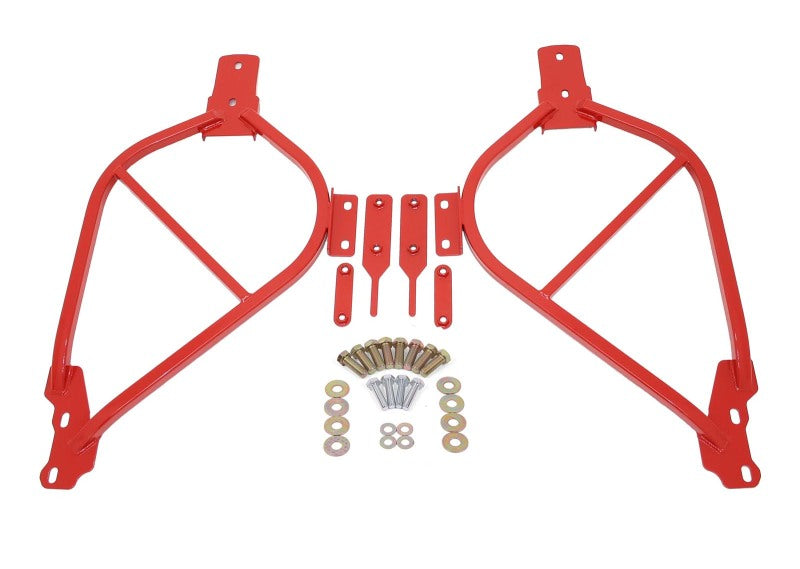 BMR Subframe Connectors - BMR 14-17 Chevy SS Sedan Bolt-On Subframe Connectors - Red