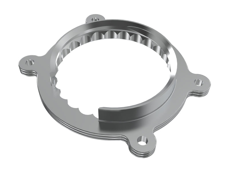 AFE Silver Bullet TBS - aFe Silver Bullet Throttle Body Spacer Kit Ford Super Duty 23-26 V8-6.8L/7.3L