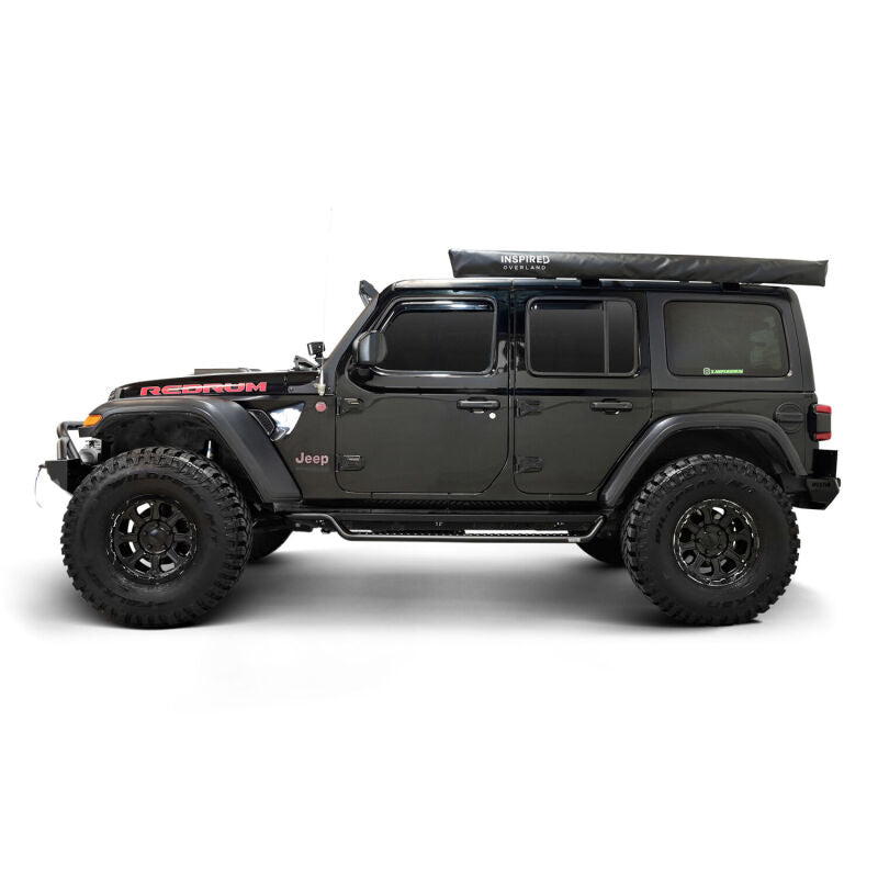 WES Running Boards - Outlaw - Westin 18-26 Jeep Wrangler 4dr Outlaw Drop Running Boards - Tex. Blk