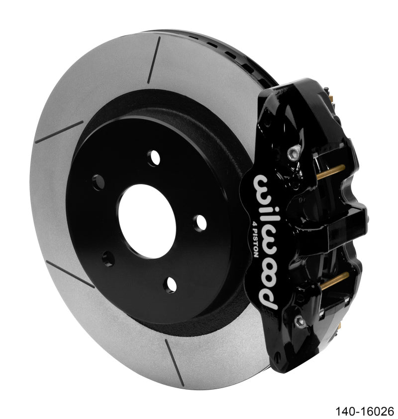 WIL Aero Brake Kit - Wilwood Aerolite 4R Rear Kit 15.00in Black 13-17 Dodge Truck 1500 - 4WD