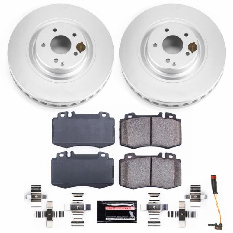 PSB Z23 Evolution Coated Kit - Power Stop 03-06 Mercedes-Benz CLK500 Front Z23 Evolution Sport Coated Brake Kit