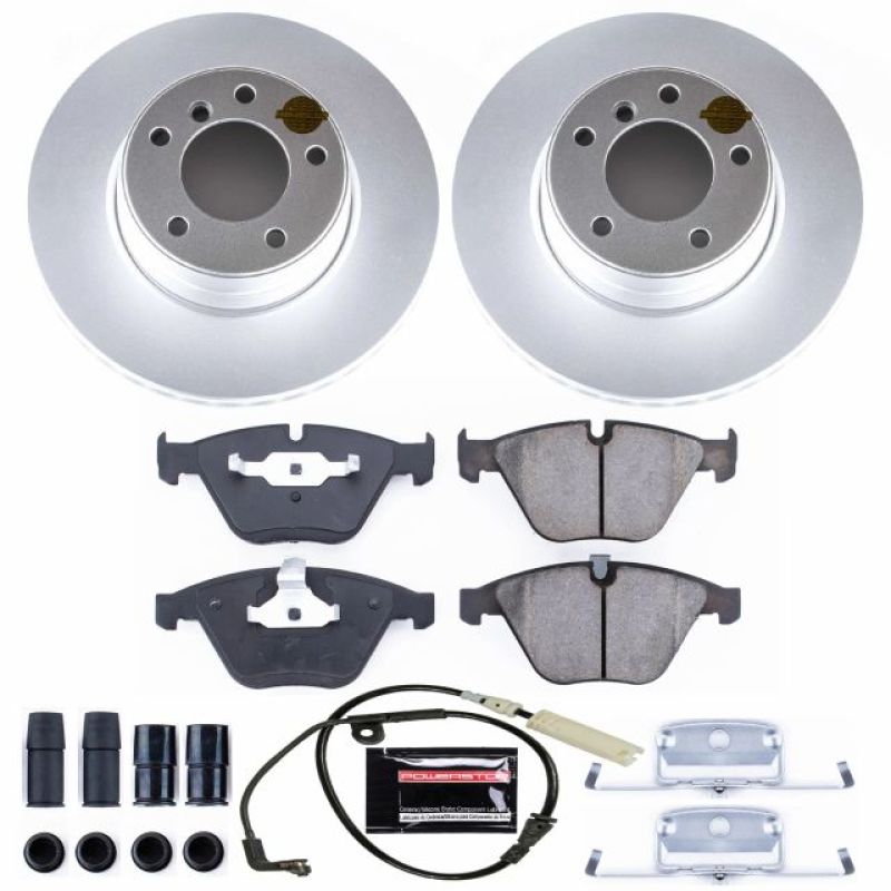 PSB Z23 Evolution Coated Kit - Power Stop 06-07 BMW 525i Front Z23 Evolution Sport Coated Brake Kit