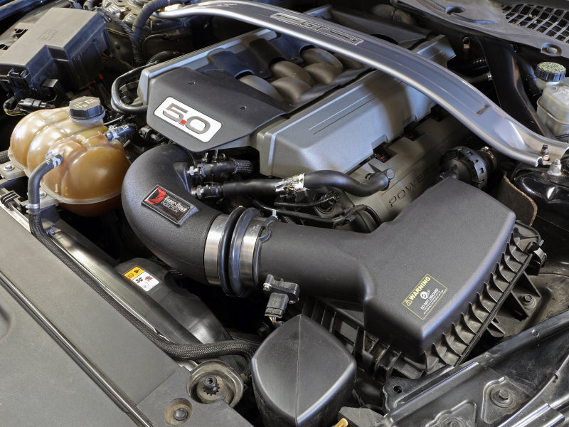 AFE Super Stock Induction System - aFe Super Stock Induction System Pro 5R Media 15-17 Ford Mustang V8-5.0L