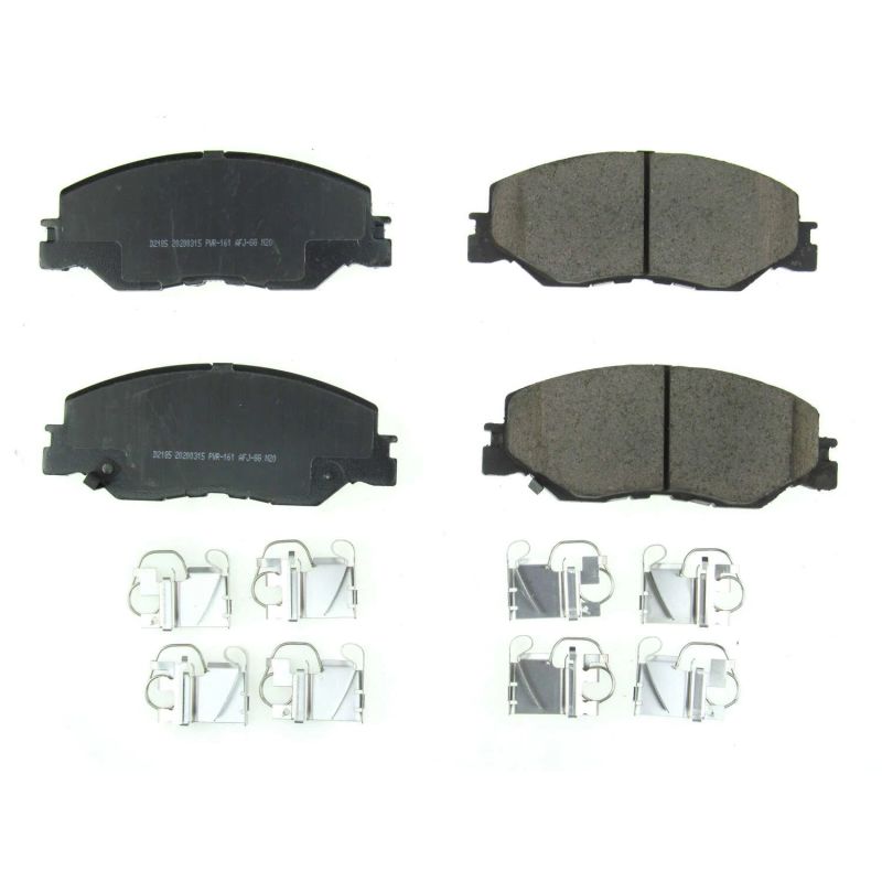 PSB Z17 Evolution Brake Pads - Power Stop 2019 Honda Insight Front Z17 Evolution Ceramic Brake Pads w/Hardware
