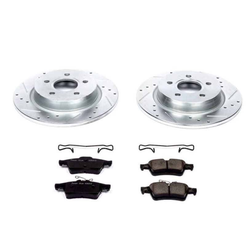 PSB Z23 Evolution Kit - Power Stop 08-13 Volvo C30 Rear Z23 Evolution Sport Brake Kit