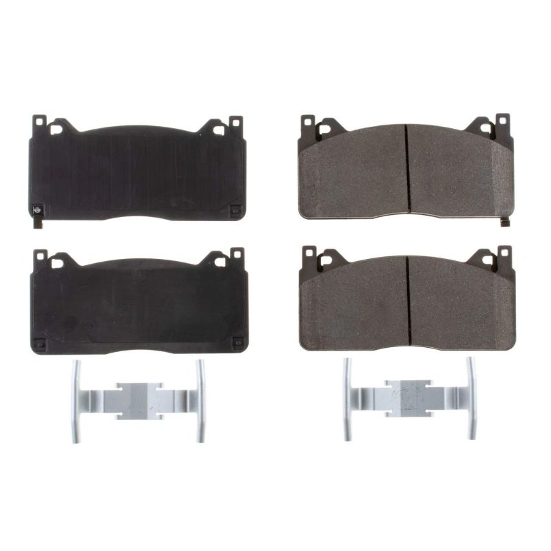 PSB Z17 Evolution Brake Pads - Power Stop 16-19 Ford Mustang Front Z17 Evolution Ceramic Brake Pads w/Hardware