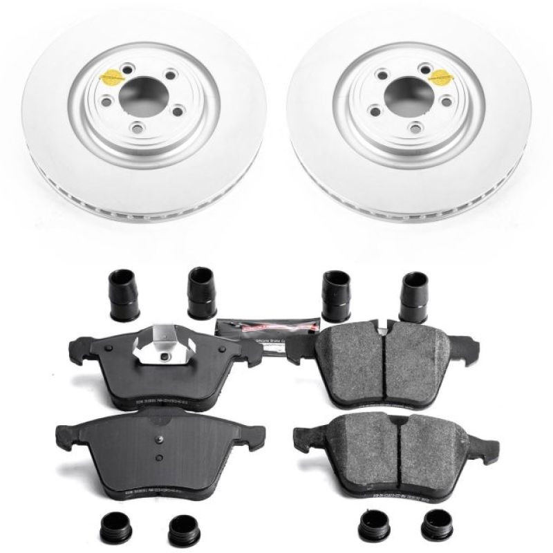 PSB Z23 Evolution Coated Kit - Power Stop 07-08 Jaguar S-Type Front Z23 Evolution Sport Coated Brake Kit