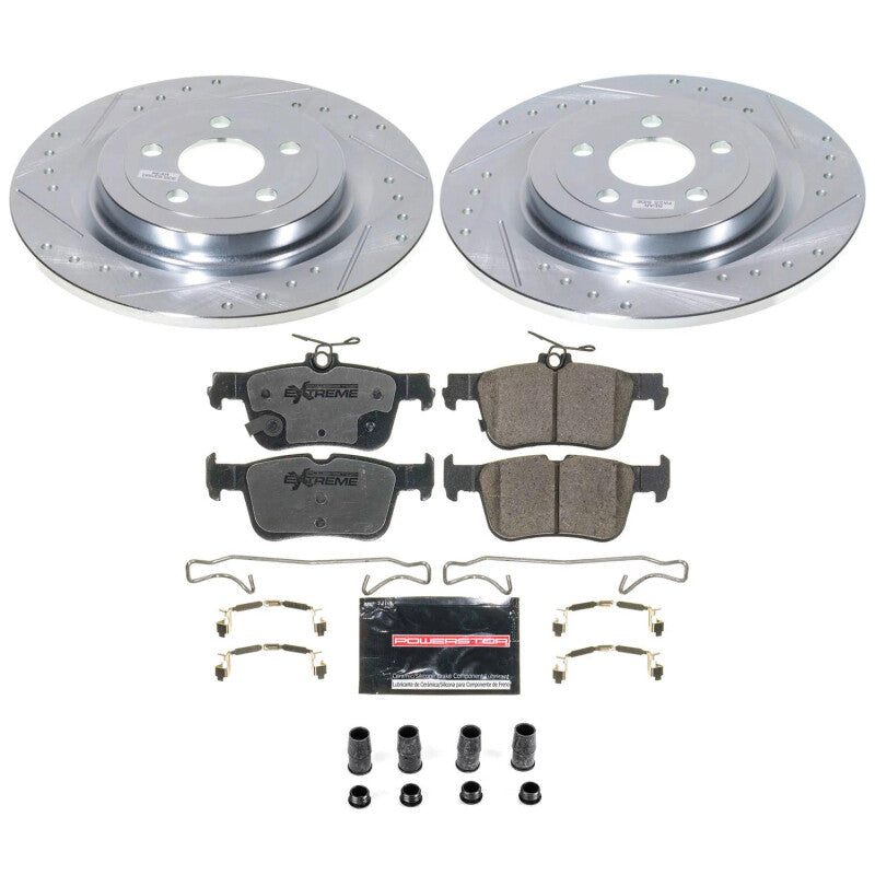 PSB Z26 Street Warrior Kit - Power Stop 21-23 Ford Mustang Mach-E Rear Z26 Street Brake Kit