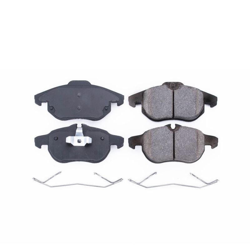 PSB Z17 Evolution Brake Pads - Power Stop 03-05 Saab 9-3 Front Z17 Evolution Ceramic Brake Pads w/Hardware