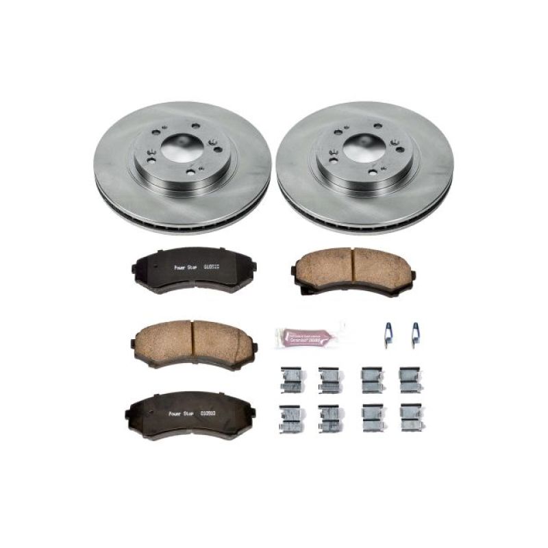 PSB Autospecialty Kit - Power Stop 04-11 Mitsubishi Endeavor Front Autospecialty Brake Kit