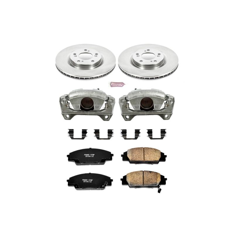 PSB Autospecialty Kit w/Cals - Power Stop 00-09 Honda S2000 Front Autospecialty Brake Kit w/Calipers