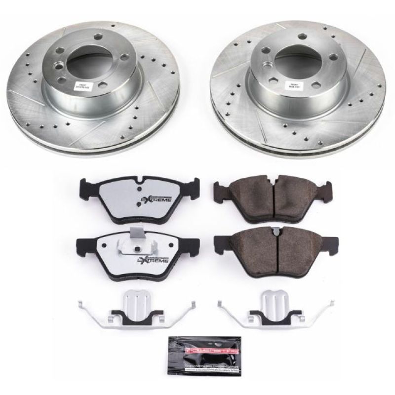 PSB Z26 Street Warrior Kit - Power Stop 2006 BMW 325xi Front Z26 Street Warrior Brake Kit