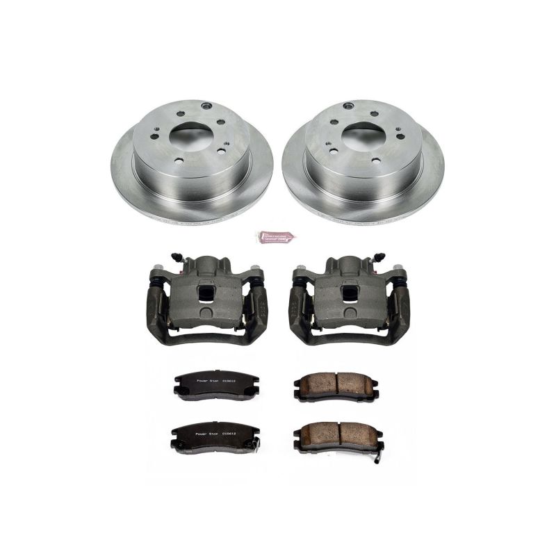 PSB Autospecialty Kit w/Cals - Power Stop 06-12 Mitsubishi Eclipse Rear Autospecialty Brake Kit w/Calipers
