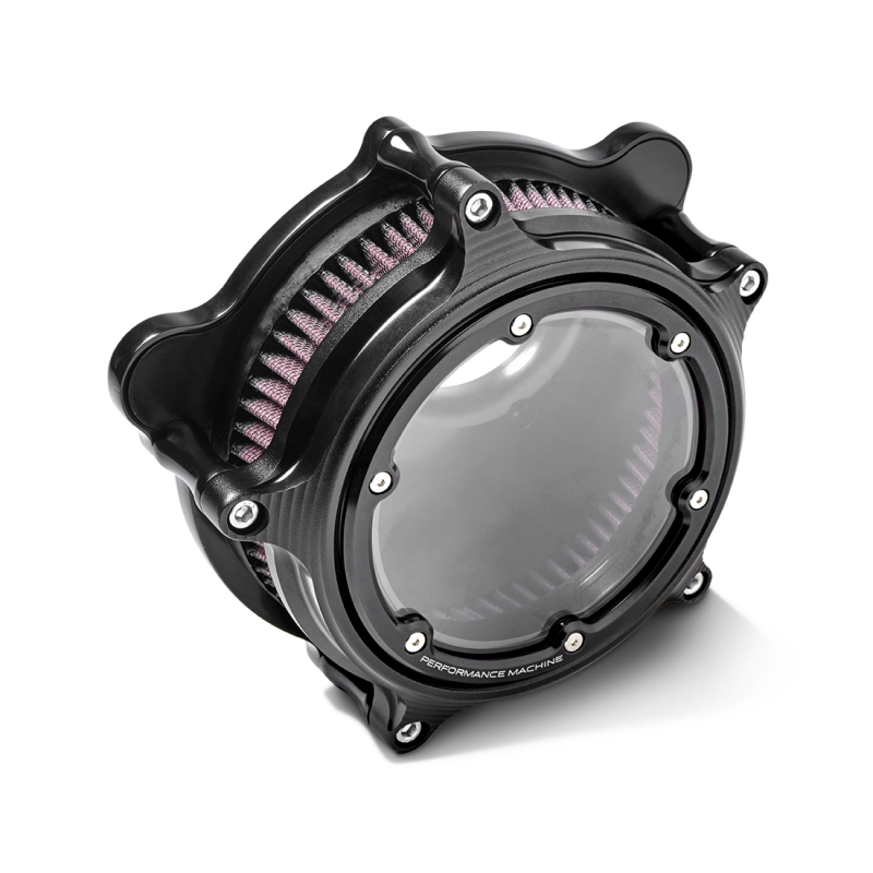 PFM Air Cleaners - Performance Machine Vision Air Cleaner (W/ Bezel) - Black Ops