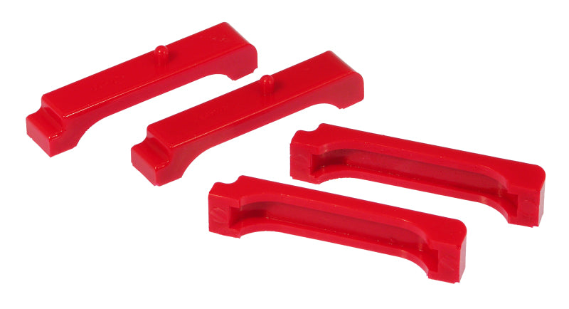 PRO Radiator Insulators - Red - Prothane 68-87 GM Big Block Radiator Insolators - Red