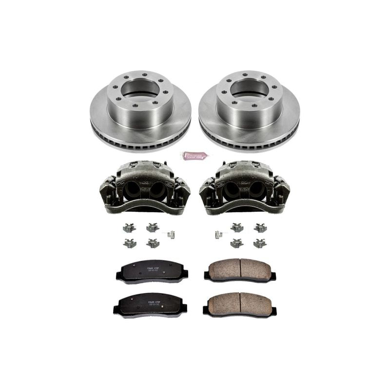 PSB Autospecialty Caliper - Power Stop 10-11 Ford F-350 Super Duty Front Autospecialty Kit w/Cals