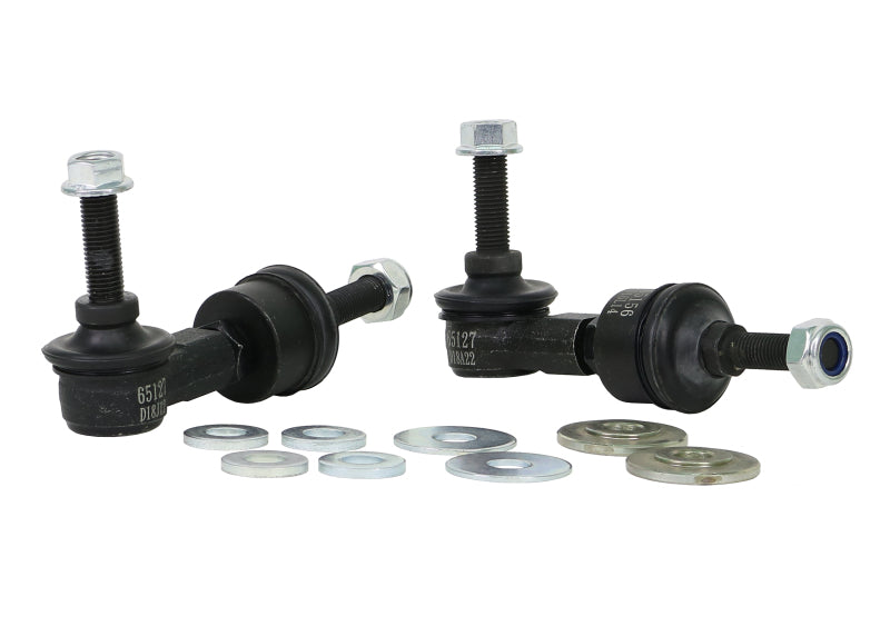 WL Sway Bar Links - Whiteline 89-98 Nissan 240SX S13 & S14 Rear Swaybar link kit-adjustable ball end links